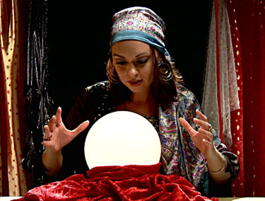 talk to a gypsy fortune teller