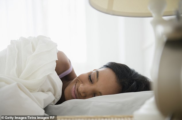 Dream expert Charlie Morley, advises being aware of the swirls of colours behind your eyelids before you sleep to stimulate lucid dreaming (file image)