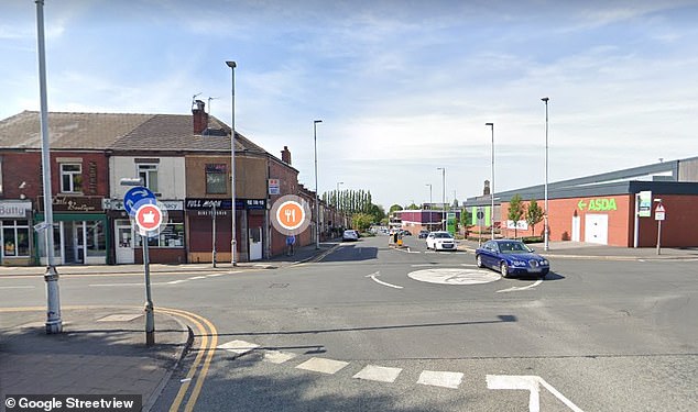 Police gave the Swinton householder – believed to be a single mother holding a party for her ten-year-old daughter – a £50 fine (Swinton pictured)
