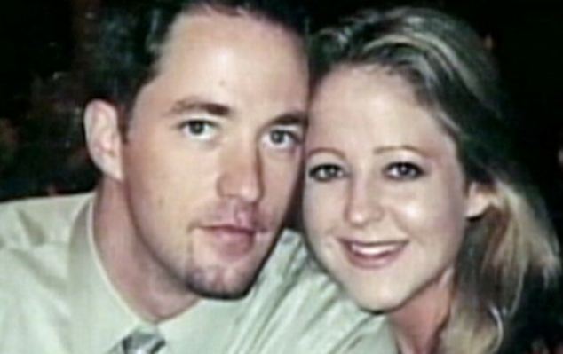 Killed: Nicole Pietz, 32, was found dead in February 2006. She is pictured with her husband, David Pietz