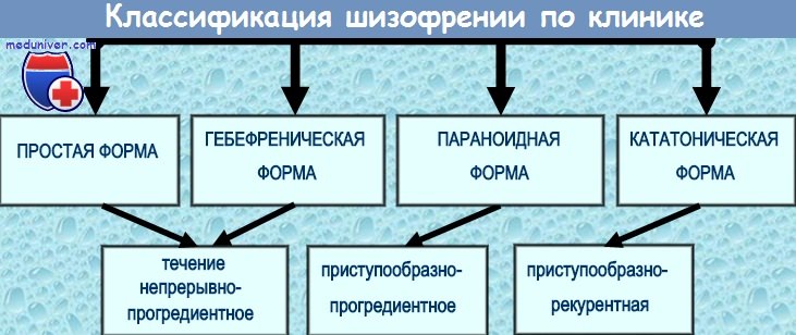 Простая форма шизофрении. Классификация шизофрении по типу течения. Формы шизофрении. Клинические формы и типы течения шизофрении. Формы шизофрении таблица.