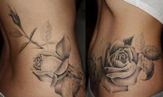 Rose-tattoo-no-outline