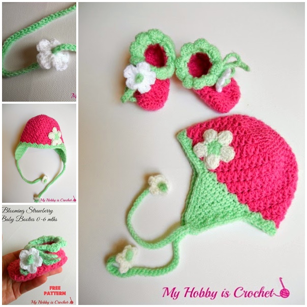 crochet+baby+earflap+hat+and+booties+free+patterns-wonderfuldiy