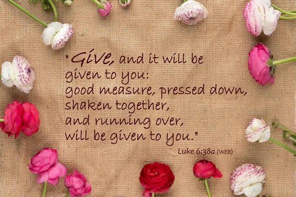 bible verse on giving