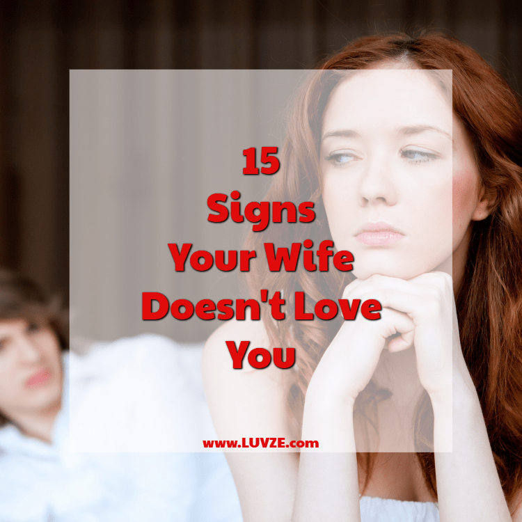 signs your wife doesn