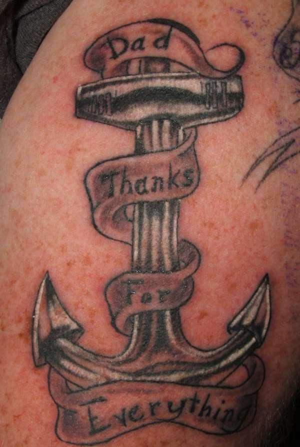 Anchor Tattoo For Dad
