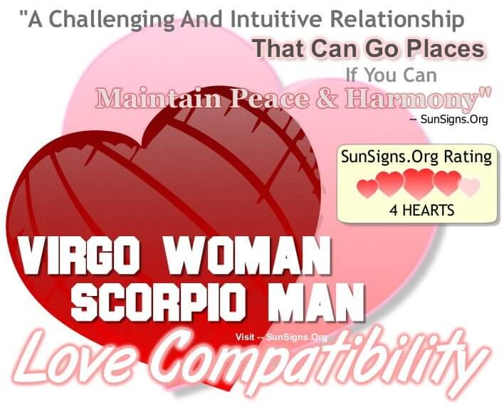 virgo woman scorpio man