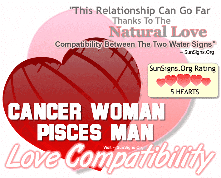 Cancer Woman Pisces Man Love Compatibility