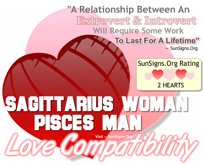 Sagittarius Woman Pisces Man Love Compatibility