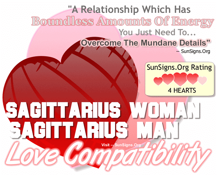 Sagittarius Woman Sagittarius Man Love Compatibility