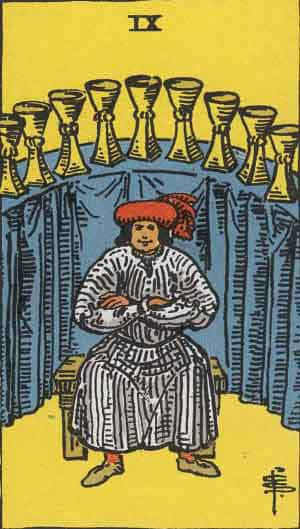 Nine of Cups - Tarot Card Meanings - Tarot Card by Card