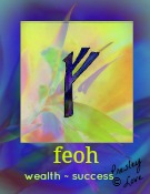 feoh rune symbol of  success