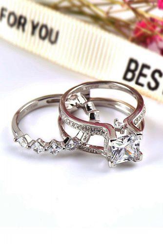 engagement ring trends 2019 white gold set unique